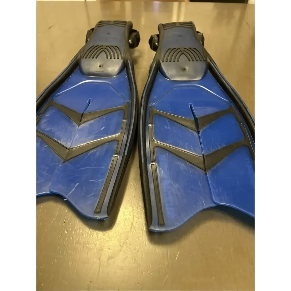 Nature’s Wing US Divers Hydrosplit Propeller Fins S/M 5 - 8.5 Split Flipper Blue